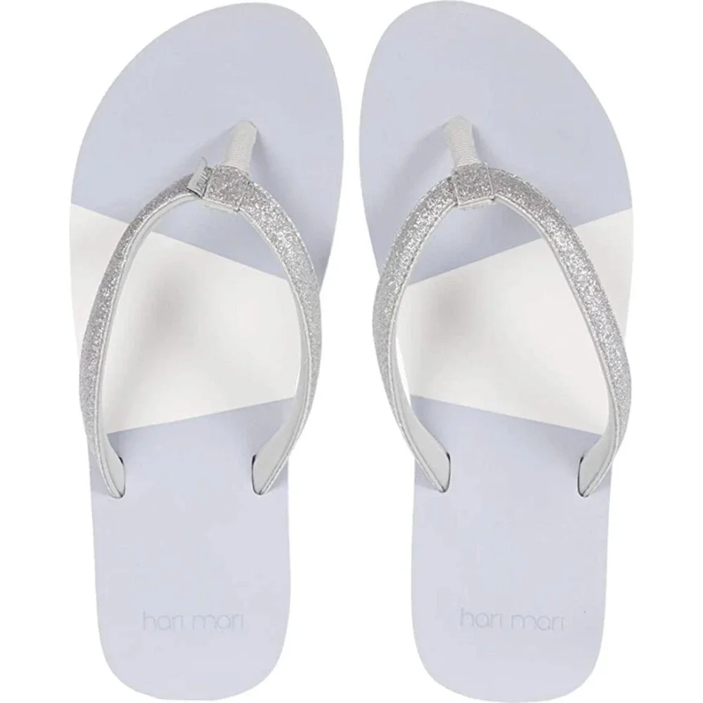 Hari Mari Meadows Asana 4006-203 Sandals Girls US 13.5-1 Gray Flip Flop ZAP1832